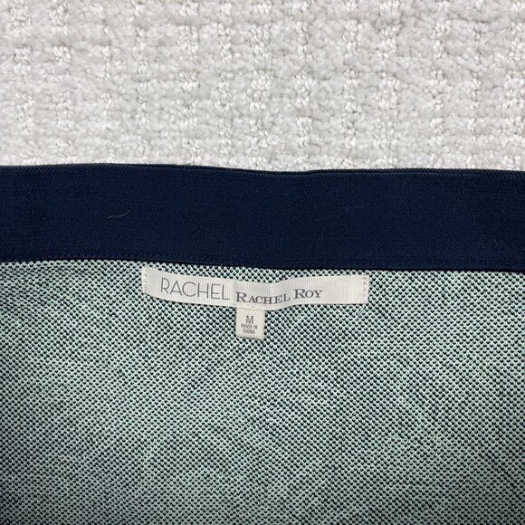 Rachel Roy Women's Skirt Size M Pixelated Palm Tree Floral AOP stretch Boho Mini - Picture 6 of 10